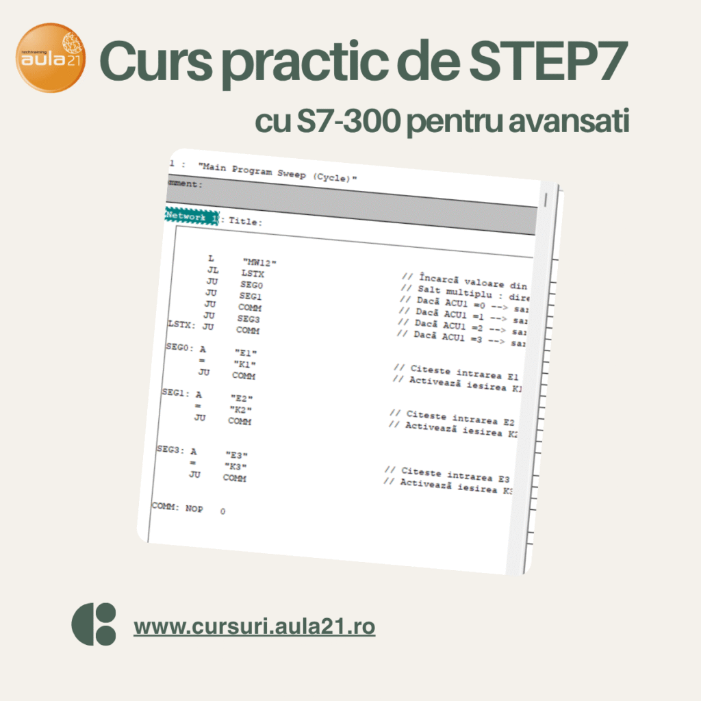 Curs practic de STEP7 pentru avansati